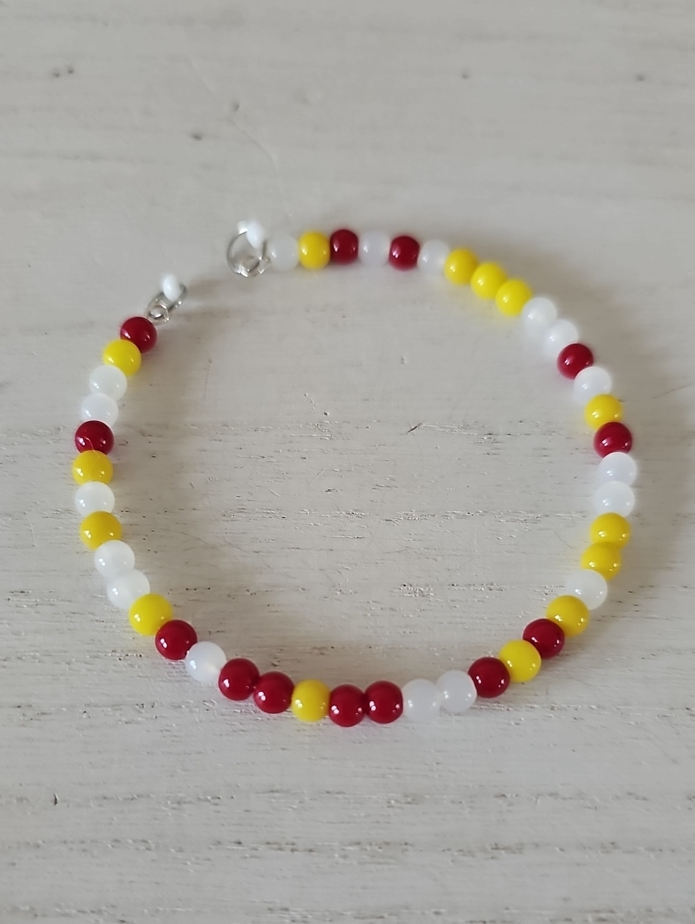Multicolored Beaded Cuff Bracelet